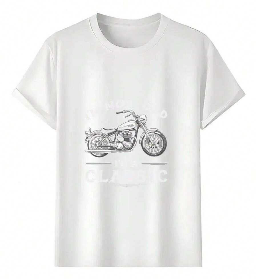 Muscle Freaks Classic Biker Style T-Shirt - White - View 1