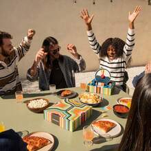 Juego de mesa interactivo multiusuario con gradiente de arcoíris y ondas para fiestas y reuniones grupales - Multicolor - Ver 7