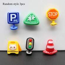 3/6/12 buah Magnet Kulkas Mini Lucu Bertema Rambu Lalu Lintas, Stiker Kulkas Lucu, Cocok untuk Dekorasi Dapur, Dekorasi Ruangan, dan Dekorasi Kantor, Aksesoris Meja - beraneka warna - View 14