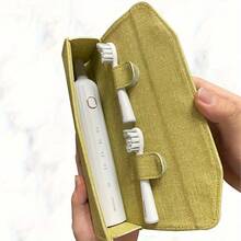 1pc Universal Travel Toothbrush Case - Toothbrush Travel Storage Box - Durable Fabric Protective Pouch With Storage Function, Portable Compact Design, Easy To Carry, Suitable For Travel And Home Use - Multicolor - View 2