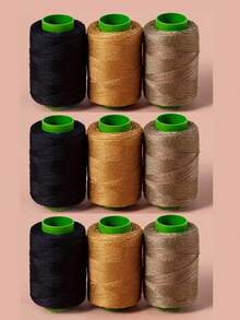 Multicolor Dynamic Sewing Thread, Polyester Sewing Thread, Suitable For Embroidery, Sewing And Garment, 3-Ply Thick Clothing Mending Thread, Polyester Denim Thread, Household Sewing Thread, Machine Sewing Thread, Suitable For Sewing Enthusiasts And Beginners, Denim, Bags, Denim Pants, Thick Fabrics DIY, Jeans, Quilts, Backpacks, Clothes, Etc. - Sewing Thread - View 13