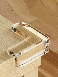 Transparent Silicone Table Corner Protector - Soft Anti-Collision Right Angle Cover - Glass Cabinet Corner Guard - A - View 7