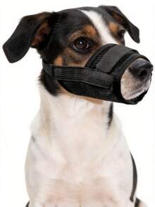 Adjustable Breathable Mesh Dog Muzzle - Anti-Barking And Biting, Comfortable Fit, Small To Large Dogs, Prevents Overeating And Barking, Durable Pet Muzzle - Multicolor - View 5