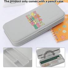 Multi Compartment Pencil Box With Secure Latch Closure Durable Lightweight Design Ideal For Organizing Pens Pencils Markers And Other Stationery Perfect For Students Office Use And Travel - Light Grey - View 11