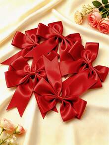 48pcs/24PCS/8PCS Big Ribbon Bows , Hair Bows For Women, Multipurpose Decorative Bows For Hair Gift Wedding Curtain Home Decor, Handmade Invitation Letter Decorations ,Crafts & Sewing Supplies - Gift Packaging Bow - Double Swallowtail Bow - View 33