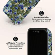VESPOP Funda de teléfono con doble capa y resistente a golpes, diseño brillante, colores vibrantes, compatible con iPhone 17/16/15/14/13 Pro Max, Galaxy S26/S25/S24 Ultra, Pixel 10/9/8 Pro - Color mixto 1 - Ver 7