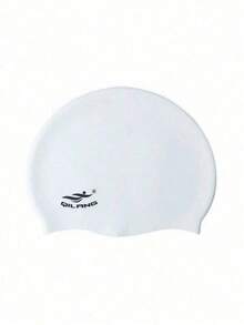 1pc Large Waterproof Swimming Cap For Men And Women - Ear Protection And Perfect For Long Curly Hair - Ideal For Adult Training, Beach Essentials, Beach Accessories, Pool Float - A - View 9