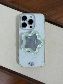 Star-Shaped Mirror Magnetic Phone Holder, With Magnetic Ring, Multifunctional Desktop Stand, Slouchy Portable Bracket - Multicolor - View 9