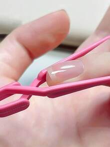 10pcs Mixed Color Anti-Overflow Nail Positioning Clips, Manicure Glue Application Fixing Clamps, Reusable Design, Nail Polish Application Finger Protector, Prevent Edge Overflow And Skin Staining - Multicolor - View 7