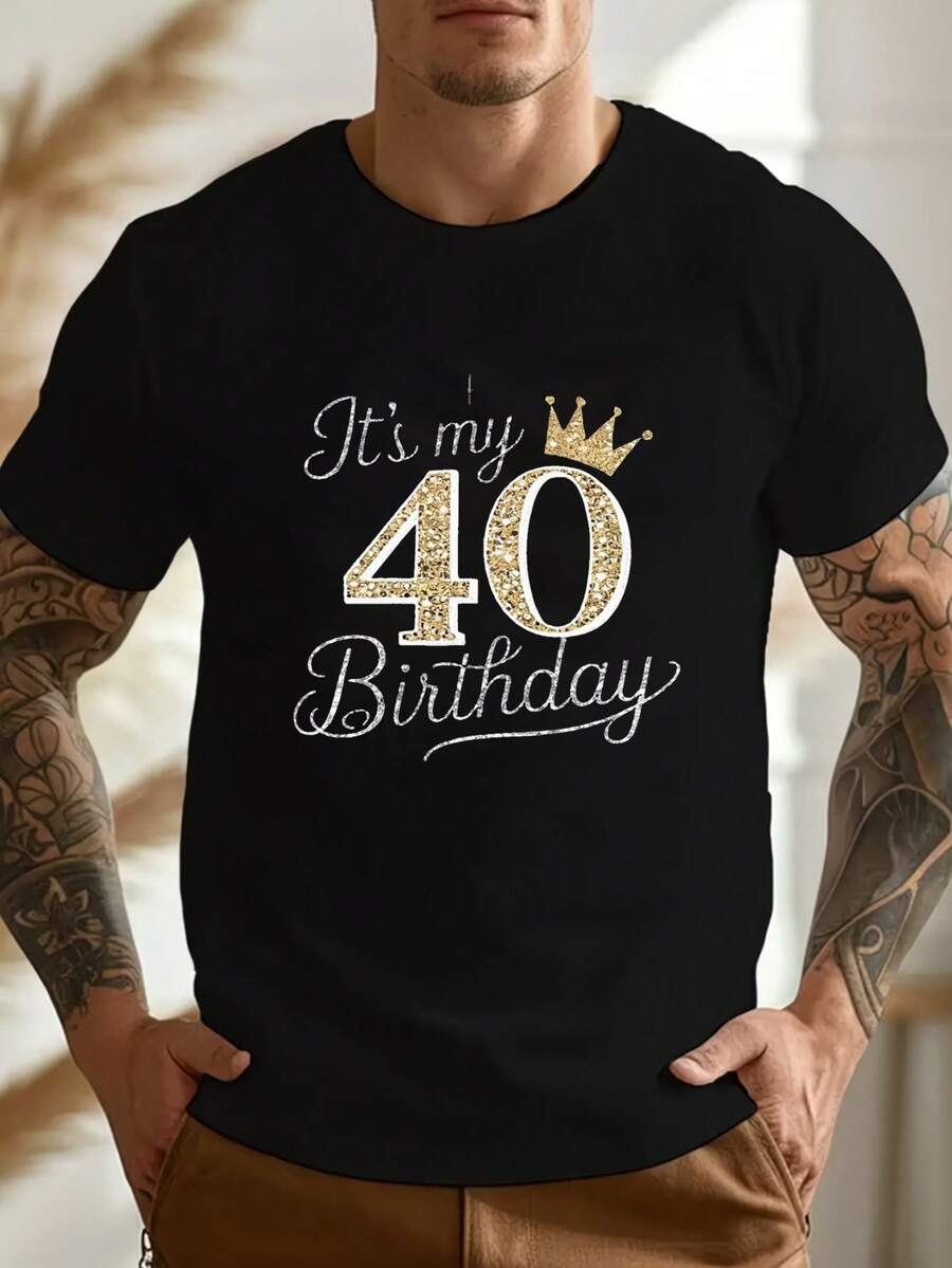 T-Shirts Hommes - Noir - Voir 1