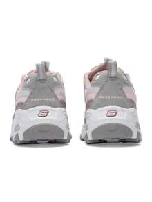 Skechers 女士D'LITES系列时尚系带运动鞋，2026夏季新款厚底撞色熊猫休闲鞋 13141-PKPR - 13141-PKPR - 查看 5