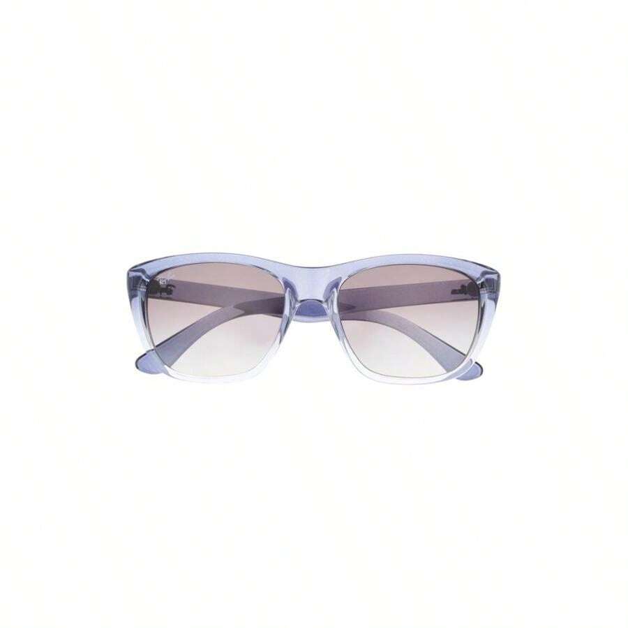 Ray-Ban Gafas de sol cuadradas de 60 mm | Gafas de sol para hombre - Azul transparente - Ver 1
