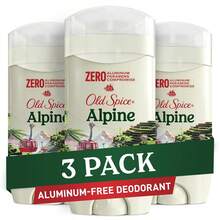 Old Spice Aluminum Free Deodorant For Men, 24/7 Lasting Freshness  Long Lasting Scent, 24/7 Sweat  Odor Protection, Alpine With Hemp Seed Oil + Green Tea Scent, 3.0 Oz (Pack Of 3) - 預設香味類型 - 查看 1