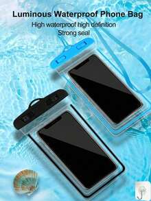1 buah Kantong Ponsel Tahan Air Universal dengan Layar Sentuh, Tas Kering Tahan Air IPX8 untuk iPhone 15/14/13 Pro Max Plus & Sebagian Besar Smartphone, Casing Pelindung Mengapung untuk Berenang, Menyelam, Pantai, Kayak, Arung Jeram, Perjalanan & Olahraga Luar Ruangan - MultiWarna - View 5