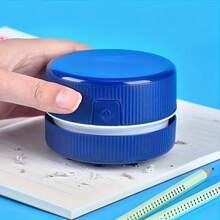 SOKANY 1 pieza Mini aspiradora de escritorio inalámbrica - Aspiradora de escritorio, adecuada para teclado, hogar, escuela, oficina, limpieza de teclado, aspiradora compacta, aspiradora a batería (batería no incluida) - Sin cable - Ver 13