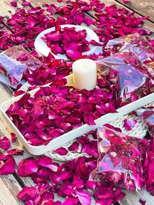 12/38/68/108g Artificial Rose Petals, Simulated Red Rose Petals For Foot Bath, Body Bath, SPA, Wedding Confetti, Home Fragrance, DIY Handmade Decor Accessories - Red Rose Petals - View 7