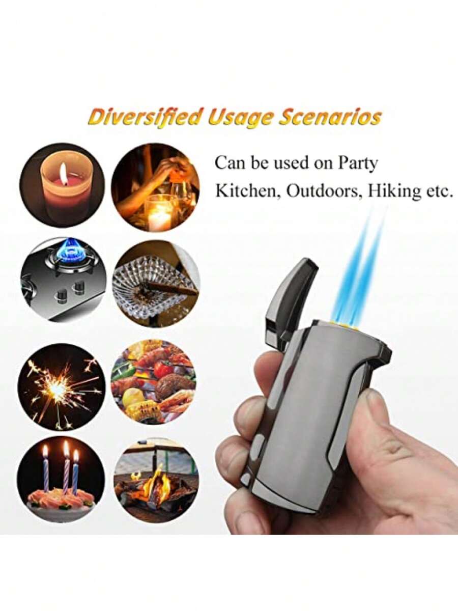 Lighter & Accessories Set - NickelNegro - View 1