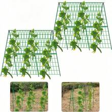 10 pièces de tuteurs pour fruits et légumes - solides et durables, disponibles en métal et en plastique avec différents styles et spécifications, convenant aux haricots, concombres et autres types de légumes - A - Voir 3