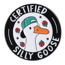 Funny Goose Enamel Pins – Cute Lapel Badge Pins For Backpacks, Jackets, Clothes – Unique Funny Enamel Pin Gift For Collectors & Friends - Multicolor - View 12
