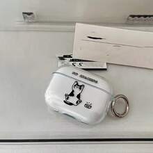 1 pieza Funda protectora de TPU suave y transparente con diseño de gato de dibujos animados lindo compatible con Apple 1/2, Pro/Pro2, Pro3 - Multicolor - Ver 3