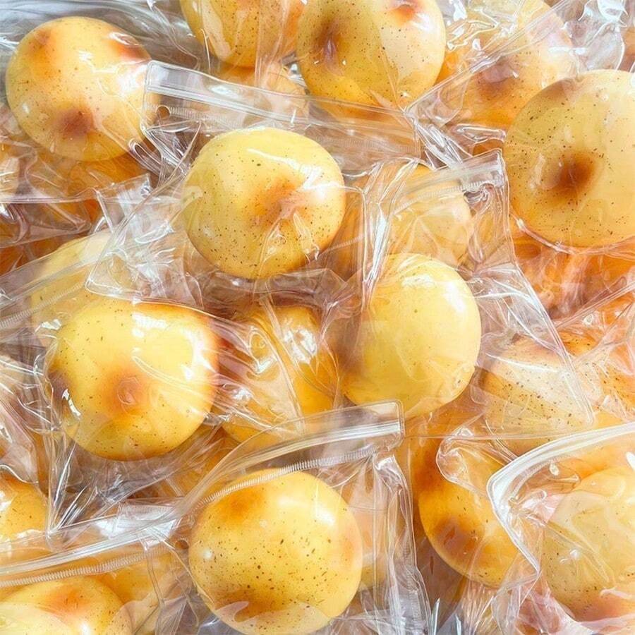 1个慢回弹土豆玩具,减压玩具,逼真食物仿真,土豆挤压液球,青少年创意玩具,完美的生日/节日/圣诞礼物 - 彩色 - 查看 1