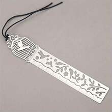 2 PIEZAS Marcapáginas de metal hueco y exquisito - Personalizado con regla de escala, papelería creativa - Marcapáginas minimalista, elegante y lindo, regla hecha a mano - Marcapáginas ideal para estudiantes - A - Ver 4