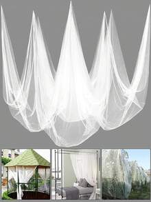 Durable Garden Insect Netting - Outdoor Mesh, Solid Color Insect Net, Large Canopy Mosquito Net, Large Four-Corner Mosquito Net, Bedroom Bed Canopy Mesh, Suitable For Yard And Garden Insect Protection, All-Season Use, Also Functions As Garden Fencing And Outdoor Privacy Screen, Sturdy And Durable Mesh Body - A - View 7