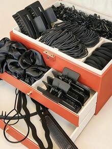 5/420pcs/Set Black Basic Hair Accessories Set, Simple And Practical, One Set For Daily Hairstyles - Suitable For Girls And Women, Daily Essential - Multicolor - View 3