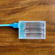Kotak Baterai Konverter Daya Baterai ke USB, Tempat Baterai 3 AA dengan Port USB Female, Tempat Baterai Transparan, Cocok untuk Baterai 4.5V, Dapat Digunakan untuk Lampu Hias LED, Lampu Tirai, Lampu Neon, dll., Kompatibel dengan Colokan USB, Dilengkapi Tutup dan Saklar - Putih - View 7