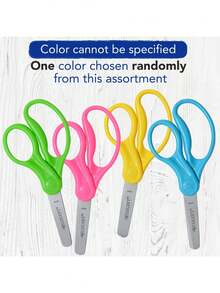 Westcott 5 Hard Handle Kids Scissors, Assorted Colors, 2-Pack - Round Tip - 2 Pack - View 6