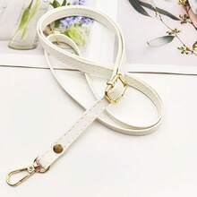 1pc PU Leather Replacement Shoulder Strap - 51 Inch Adjustable Length Crossbody Bag Strap With Gold Clasp And Buckle | Heavy-Duty Hardware, Suitable For DIY Handbag Making - New Model - View 9