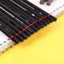 12pcs Professional Sketching Pencil Set - High Quality Durable Wood, Hexagonal Grip, Gradient Hardness (2H To 8B) - Suitable For Artists And Beginners, Birthday Gift, Christmas, Halloween, New Year Gift, And Gift For Friends! Easter Gift. - 12-piece Set - View 8