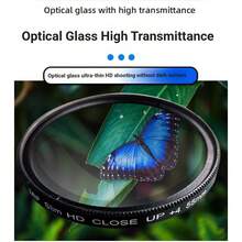 Universal Camera Close-Up Lens 49 52 55 58 62 67 72 77 82mm HD Macro Lens 4x Magnifier Filter Compatible With G7X3/2 M50II R50 R100 PR RP A7M3/M4/M5 A7R6 ZVE10 A6700 X100VI XE5 XT30 XT50 ZF Z8 Z50 Z63 DSLR Mirrorless Cameras - View 6