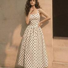 Women Midi Dresses - Marrón - View 5