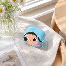 Japanese Minimalist Blue Bubble + Circle Small Ball Double-Layer IMD Earphone Case Set Compatible With Apple AirPodsPro3 Case/AirPodsPro2 Case/AirPodsPro Case/AirPods4 Case/AirPods3 Case/AirPods2 Case/Fashion Women's Earphone Case/Minimalist Earphone Case/Apple Earphone Case/Apple Earphone Cover - Blue - View 7