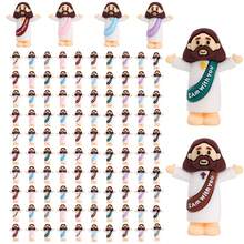 100 PCS Little Jesus Figures, Mini Jesus Figurines In Bulk, Multicolor Tiny Jesus Figures, Christian Gifts,Christmas Gifts,Halloween Gifts,Baptism - 50pcs - View 8