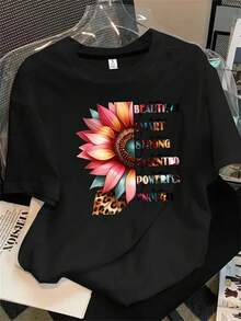 Halloween Graphic T-Shirt - Black - View 1