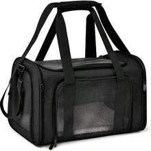 Soft Foldable Cat/Dog Pet Carrier Bag, Portable Car Multi-Function Pet Travel Bag, Suitable For Small Dogs - Multicolor - View 6