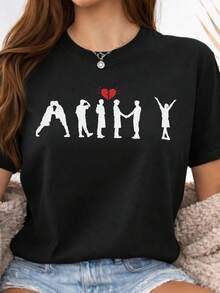 Women T-Shirts - Black - View 1