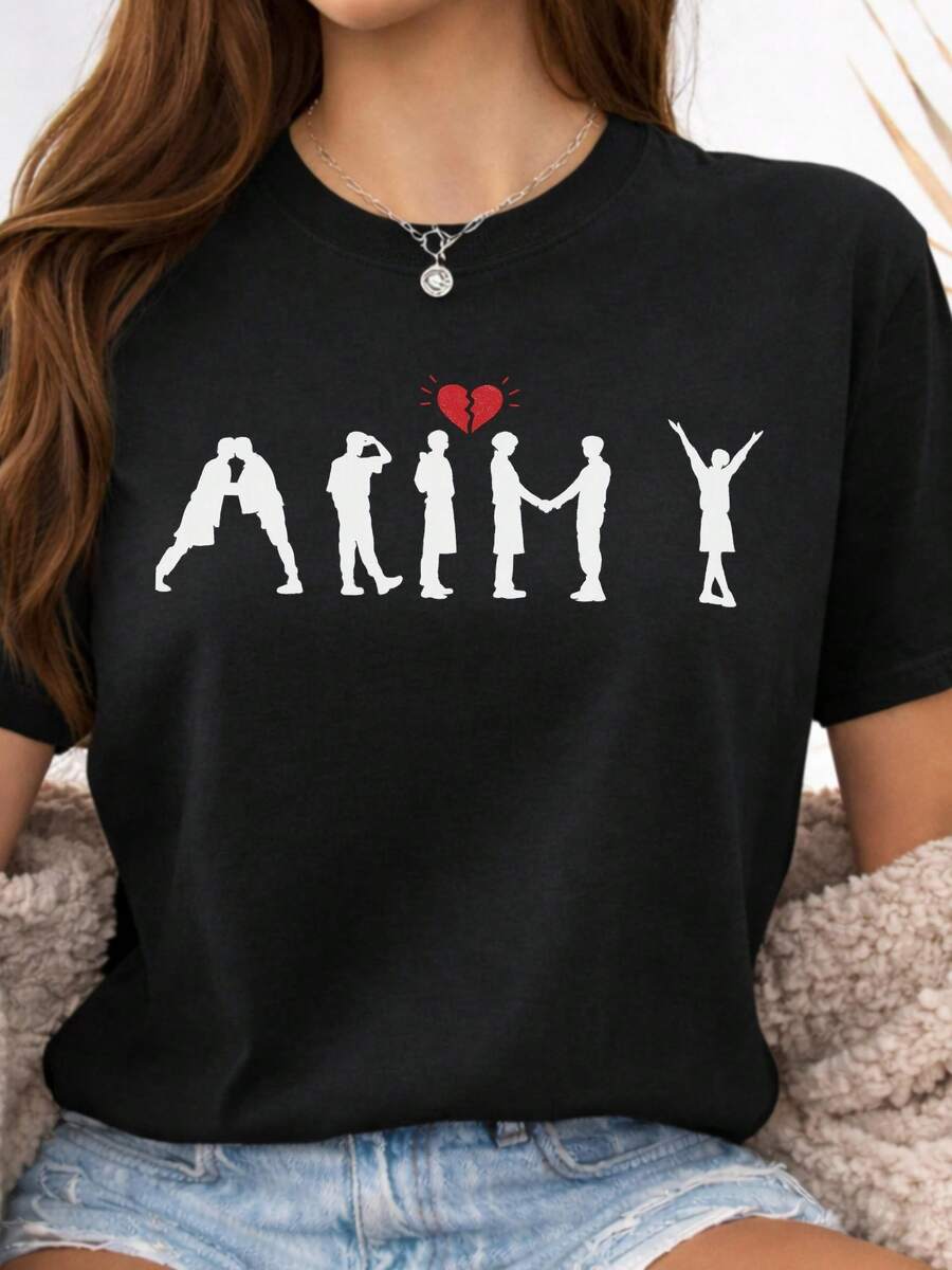 Women T-Shirts - Black - View 1