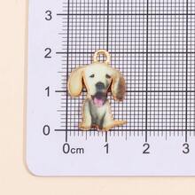 10pcs Cute Cartoon Puppy Pendant, Enamel Alloy Animal Charm For DIY Necklace, Keychain, Jewelry Accessories - Multicolor - View 7