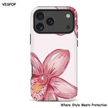 VESPOP Ốp lưng điện thoại chống sốc hai lớp Y2K, thiết kế bóng, màu sắc rực rỡ, tương thích với iPhone 17/16/15/14/13 Pro Max, Galaxy S26/S25/S24 Ultra, Pixel 10/9/8 Pro - Màu hỗn hợp 1 - Xem 8