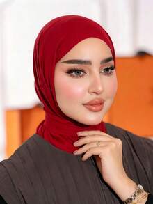 1 chiếc mũ Hijab, khăn choàng tức thì thời trang thường ngày thanh lịch, mũ trùm đầu thể thao có nút. Phong cách cổ điển tối giản thanh lịch khiêm nhường, chất liệu vải Modal mềm mượt, thoáng khí thoải mái, vành dài, khăn choàng tức thì đa năng dùng làm mũ trùm đầu thể thao turban. Phù hợp cho cuộc sống hàng ngày, lễ hội, tụ họp, thờ phụng - Nhiều màu - Xem 11
