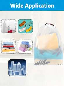 20/10/5/1pcs Waterproof Foldable Travel Shoe Bags, Unisex Shoe Storage Protector Pouch, Suitable For Suitcase, Gym, Beach, Camping, Outdoor Sports, With Drawstring Transparent Shoe Bags, Portable Waterproof Shoe Storage Bags, Multi-Functional Storage Bags, Travel Accessories - Multicolor - View 6