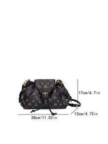 New Fashion Bucket Bag, High-End Handbag With Large Capacity, Shoulder & Crossbody Bag - Black - View 6