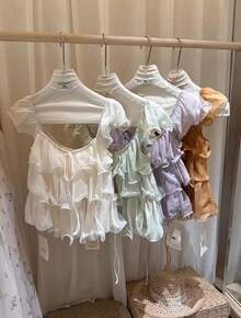 Women Tops - Green - View 6