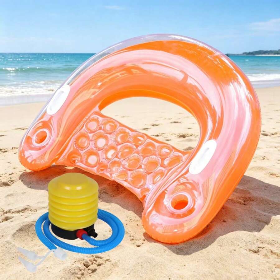New Water Floating Lounge Chair High Weight Capacity Inflatable Water ...