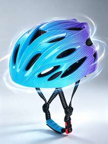 1 Buah Helm Olahraga Serbaguna – Helm Portabel Tahan Lama untuk Berbagai Penggunaan, Tali Pengikat yang Dapat Diatur, Desain Ventilasi yang Baik, Ideal untuk Bersepeda, Skateboard, Skuter, Hadiah Liburan yang Menarik - MultiWarna - View 4