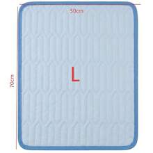 Extra Large Pet Cooling Mat - Ultra Soft Moisture-Wicking Surface | Instant Cooling All-Day Comfort | Keeps Pets Cool All Summer! - Suitable For Small, Medium And Large Cats & Dogs, 5 Sizes Available - Multicolor - View 11