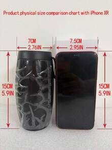 Outdoor Portable Wireless Stereo Speaker, Waterproof Design, TWS Stereo Bass Supported, Memory Card/USB Disk, Connect To Smartphone/Tablet, LED Colorful Lights, Wireless Bluetooth Music Speaker - 黑色 - 查看 10
